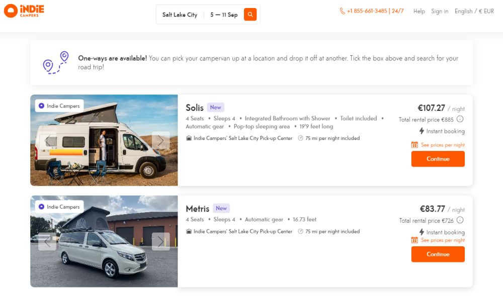 10 Best Campervan & RV Rentals in Salt Lake City (Utah)